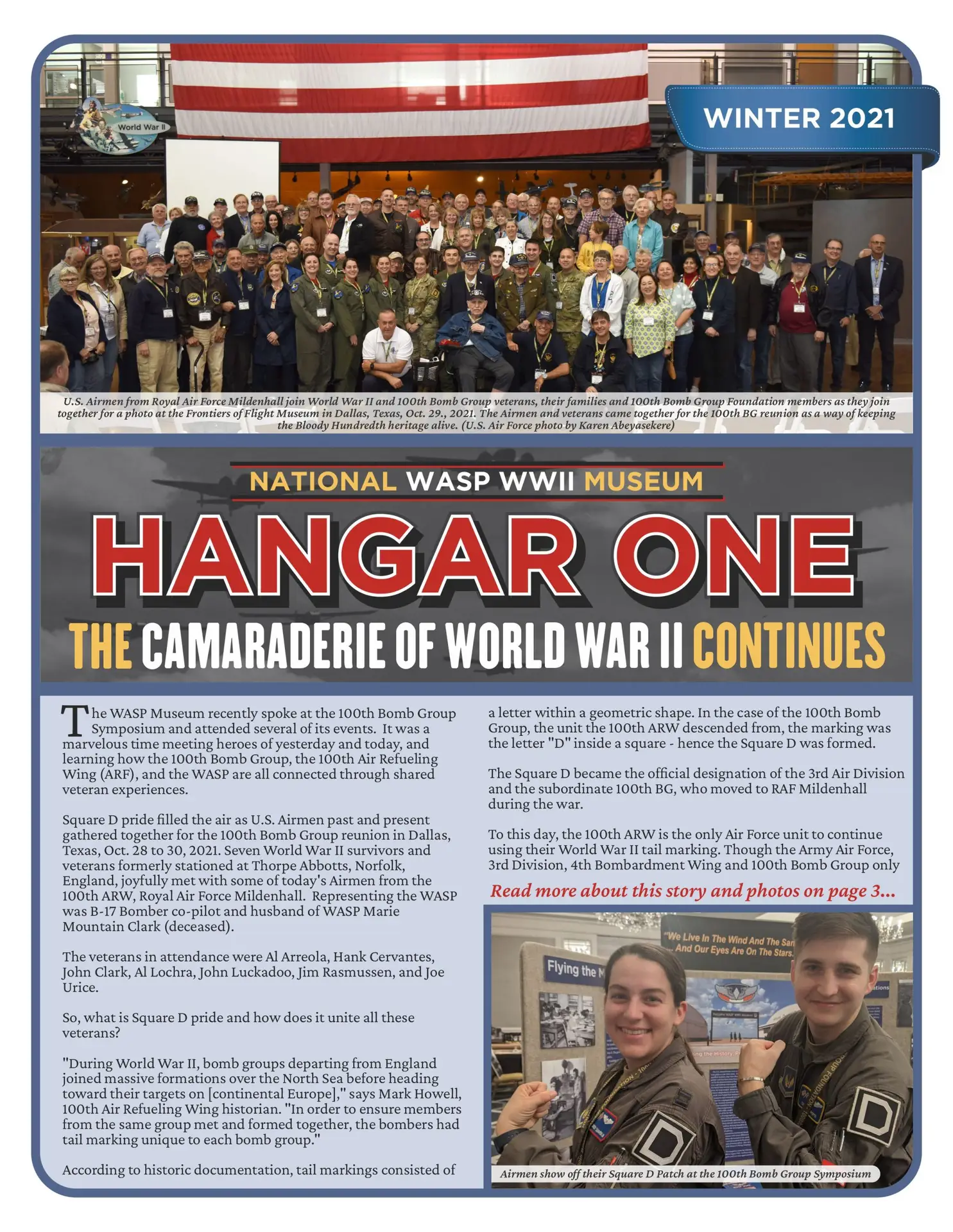 Newsletter WINTER 2021 FINAL Cover